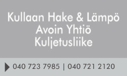Kullaan Hake & Lämpö Avoin Yhtiö logo